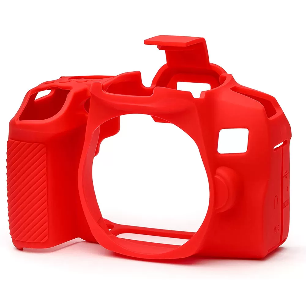 850D-RED-COVER.webp کاور سیلیکونی دوربين کانن رنگ قرمز canon 850D Cover Red - تصویر 1