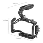 کیج اسمال ریگ SmallRig "Black Mamba" Camera Cage Kit for EOS R5 C, R5 & R6 - تصویر 2
