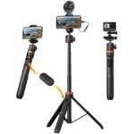 سه‌پایه و مونوپاد موبایل K&F CONCEPT Phone Selfie Stick Tripod kf09.127V1