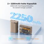 باتری دوربین کانن K&F CONCEPT LP-E6NH - تصویر 2
