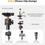 سه‌پایه و مونوپاد موبایل K&F CONCEPT Phone Selfie Stick Tripod kf09.127V1 - تصویر 3