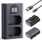 کیت باتری و شارژر K&F CONCEPT NP-FZ100 ظرفیت 2600mAh مخصوص دوربین‌های سونی