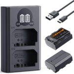کیت باتری و شارژر K&F CONCEPT NP-FZ100 ظرفیت 2600mAh مخصوص دوربین‌های سونی