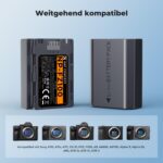 کیت باتری و شارژر K&F CONCEPT NP-FZ100 ظرفیت 2600mAh مخصوص دوربین‌های سونی - تصویر 5