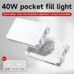 نور ثابت LED پرتابل مدل VL 40 توان 40 وات واقعی برند Ovoo - تصویر 4