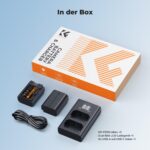 کیت باتری و شارژر K&F CONCEPT NP-FZ100 ظرفیت 2600mAh مخصوص دوربین‌های سونی - تصویر 2
