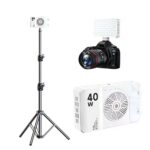 نور ثابت LED پرتابل مدل VL 40 توان 40 وات واقعی برند Ovoo - تصویر 7