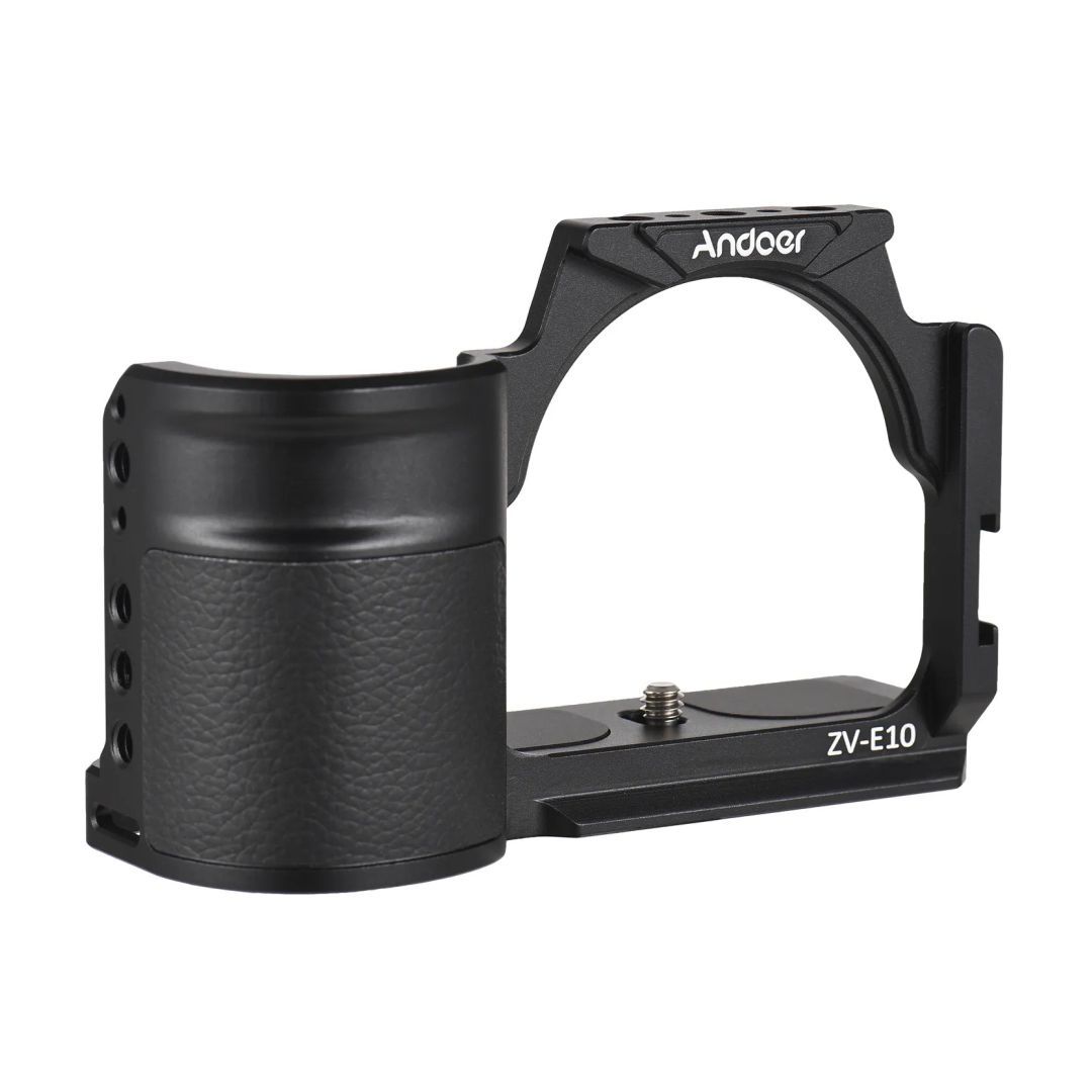 Andoer-camera-cage-for-sony-ZV-E10-01-1 ال براکت دوربین اندور سونی Andoer camera cage for sony ZV-E10 - تصویر 1