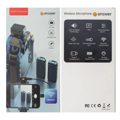 میکروفون بی سیم انسر Answer K66 Wirreless Microphone