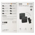 میکروفون بی سیم یقه ای انسر Answer SX8 2in1 Wirreless Microphone