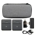 میکروفون بی سیم یقه ای انسر Answer SX8 2in1 Wirreless Microphone - تصویر 3