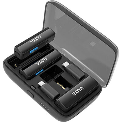 میکروفون بویا مدل BOYA BOYALINK 2-Person All-in-One Wireless Microphone System with Interchangeable Connectors