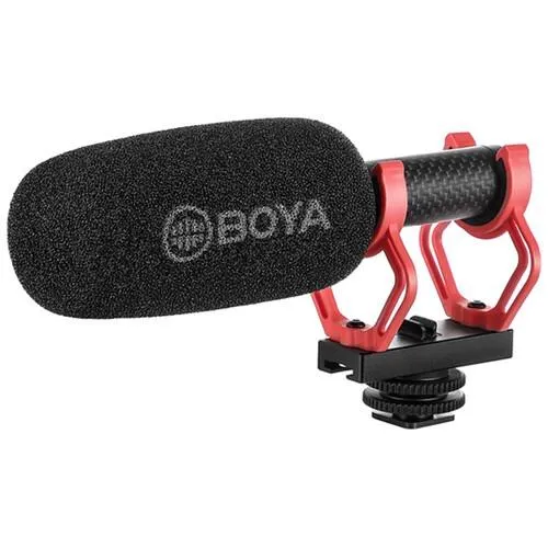 BOYA-BY-BM2040-Camera-Mount-Shotgun-Microphone میکروفن بویا BOYA BY-BM2040 Microphone - تصویر 1