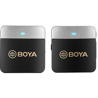 میکروفون بویا مدل BOYA BY-M1V2 2-Person Wireless Microphone System for Cameras and Smartphones