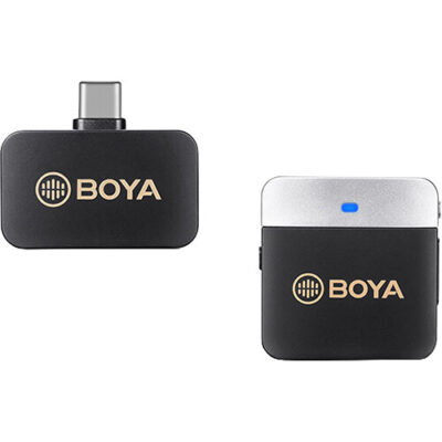میکروفون بویا مدل BOYA BY-M1V3 Wireless Microphone System with USB-C Connector for Mobile Devices