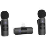 میکروفون بویا مدل BOYA BY-V2 Ultracompact 2-Person Wireless Microphone System with Lightning Connector for iOS Devices