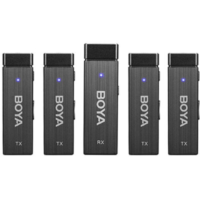 میکروفون بویا مدل BOYA BY-W4 Ultracompact 4-Person Wireless Microphone System for Cameras and Smartphones