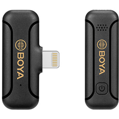 میکروفون بویا مدل BOYA BY-WM3T2-D1 Digital True-Wireless Microphone System with Lightning Connector for iOS Mobile Devices