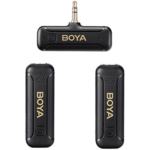 BOYA-BY-WM3T2-M2-2-Person-Mini-Wireless-Microphone-System-for-Cameras-and-Smartphones میکروفون بویا مدل BOYA BY-WM3T2-M2 2-Person Mini Wireless Microphone System for Cameras and Smartphones - تصویر 1