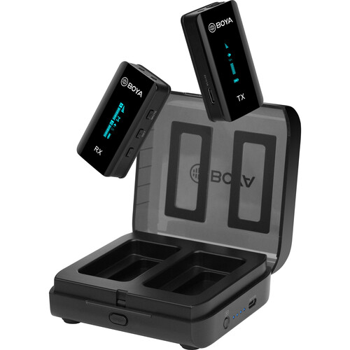 BOYA-BY-XM6-K1-Wireless-Microphone-System-for-Cameras-and-Smartphones-01 میکروفون بویا مدل BOYA BY-XM6-K1 Wireless Microphone System for Cameras and Smartphones - تصویر 1