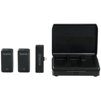 میکروفون بویا مدل BOYA BY-XM6-K5 Wireless Microphone System with USB-C Connector for Mobile Devices