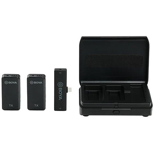 BOYA-BY-XM6-K5-Wireless-Microphone-System-with-USB-C-Connector-for-Mobile-Devices میکروفون بویا مدل BOYA BY-XM6-K5 Wireless Microphone System with USB-C Connector for Mobile Devices - تصویر 1