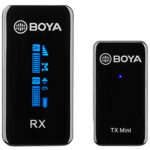 میکروفون بویا مدل BOYA BY-XM6-S1 Mini Ultracompact Wireless Microphone System for Cameras and Smartphones