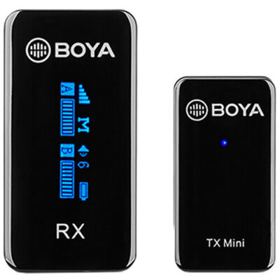 میکروفون بویا مدل BOYA BY-XM6-S1 Mini Ultracompact Wireless Microphone System for Cameras and Smartphones