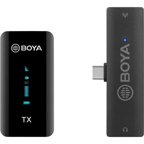BOYA-BY-XM6-S5-Digital-True-Wireless-Microphone-System-with-USB-Type-C-for-Mobile-Devices-01 میکروفون بویا مدل BOYA BY-XM6-S5 Digital True-Wireless Microphone System with USB Type-C for Mobile Devices - تصویر 1
