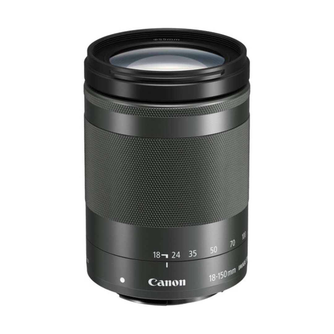 Canon-EF-M-18-150mm-f3.5-6.3-IS-STM-Lens-Graphite-01 لنز کانن Canon EF-M 18-150mm f/3.5-6.3 IS STM Lens (Graphite) - تصویر 1
