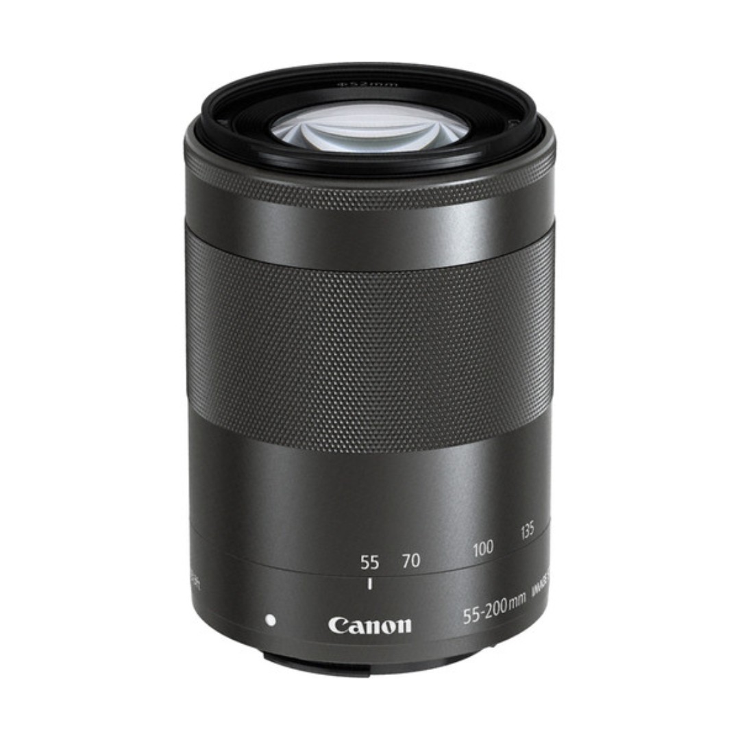 Canon-EF-M-55-200mm-f4.5-6.3-IS-STM-Lens-Black-01 لنز کانن Canon EF-M 55-200mm f/4.5-6.3 IS STM Lens (Black) - تصویر 1