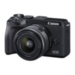 دوربین عکاسی کانن Canon EOS M6 Mark II Mirrorless Camera with 15-45mm Lens (Black)