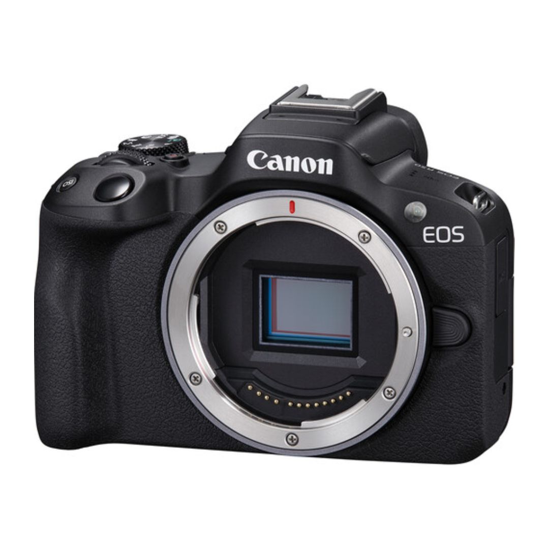 Canon-EOS-R50-Mirrorless-Camera-Black-01 دوربین عکاسی کانن Canon EOS R50 Mirrorless Camera - تصویر 1
