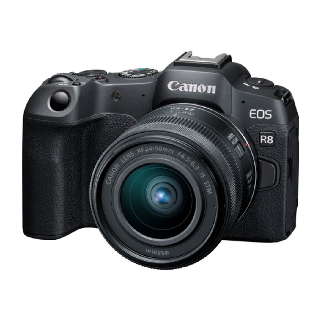 Canon-EOS-R8-Mirrorless-Camera-with-RF-24-50mm-f4.5-6.3-IS-STM-Lens-01-1 دوربین عکاسی کانن Canon EOS R8 Mirrorless Camera with RF 24-50mm f/4.5-6.3 IS STM Lens - تصویر 1