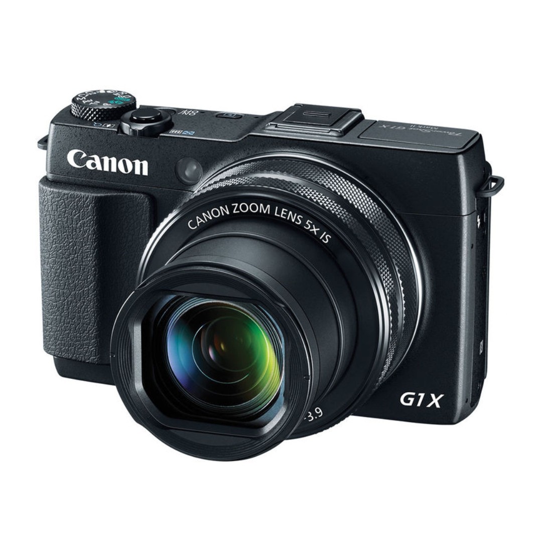 Canon-PowerShot-G1-X-Mark-II-Digital-Camera-Black-01 دوربین عکاسی کانن Canon PowerShot G1 X Mark II Digital Camera (Black) - تصویر 1
