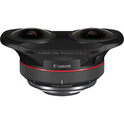 لنز دست دوم کانن مانت ار اف Canon RF 5.2mm f/2.8 L Dual Fisheye 3D VR Lens