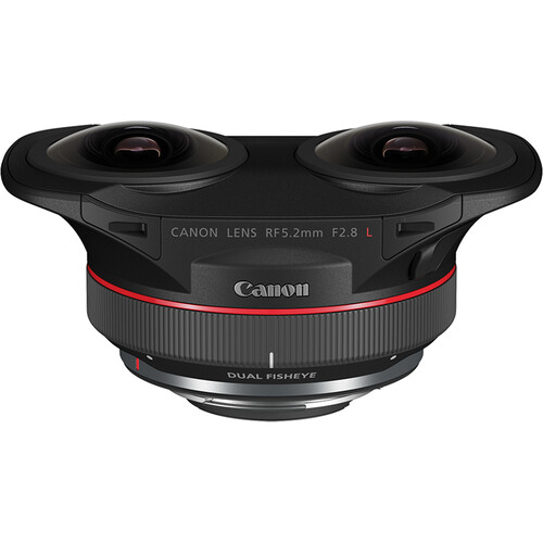Canon-RF-5.2mm-f2.8-L-Dual-Fisheye-3D-VR-Lens-01 لنز دست دوم کانن مانت ار اف Canon RF 5.2mm f/2.8 L Dual Fisheye 3D VR Lens - تصویر 1