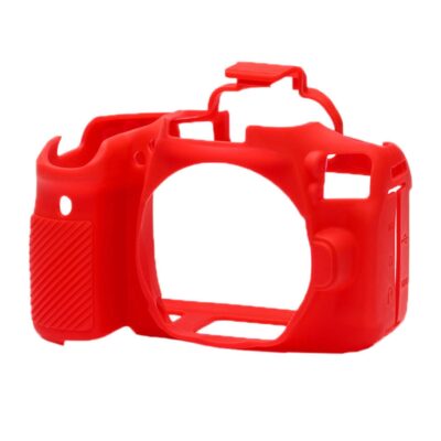 کاور دوربین ژله‌ای قرمز مشابه اصلی Canon 90D Cover