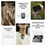 میکروفن DJI Mic 2 Wireless Microphone Kit - تصویر 2