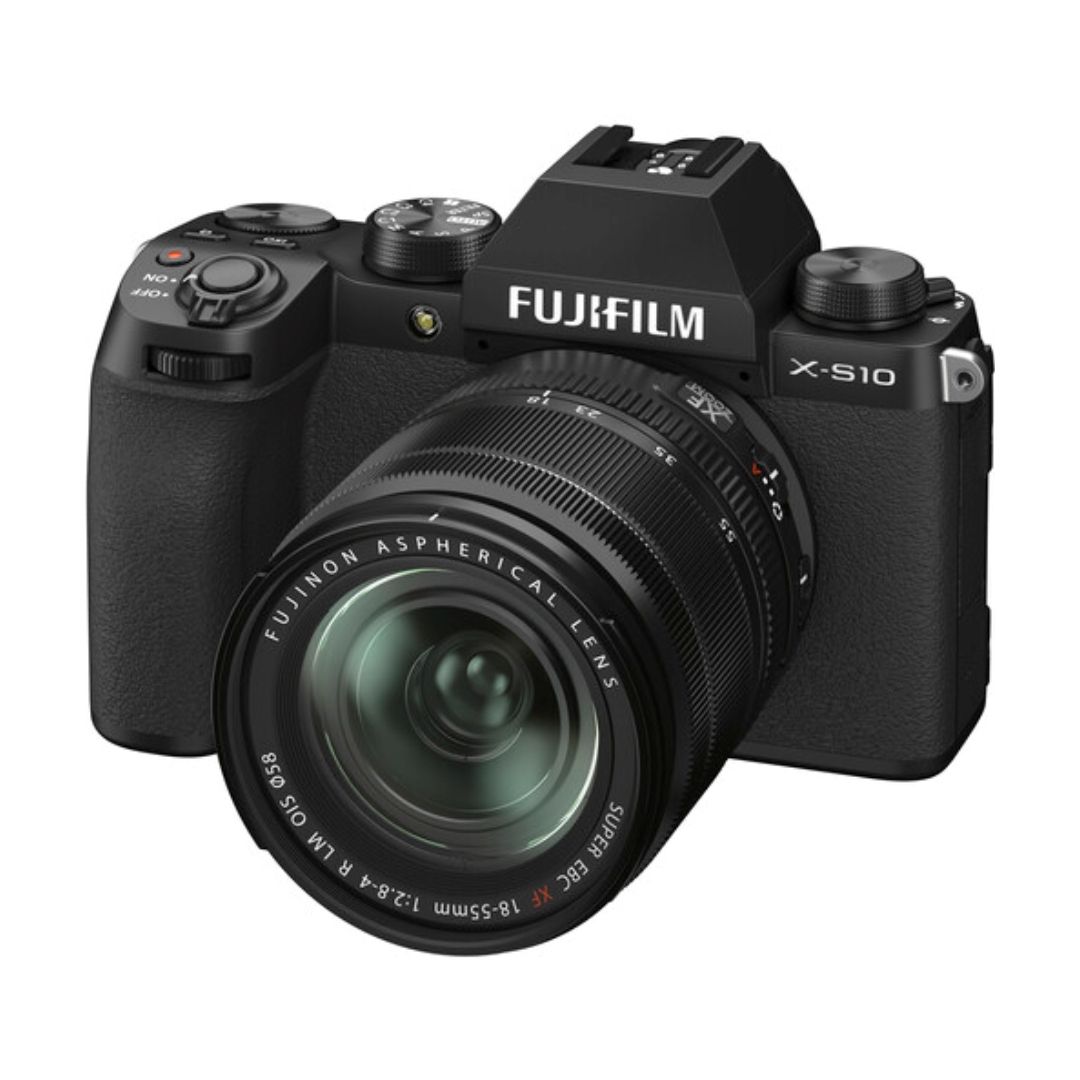 FUJIFILM-X-S10-Mirrorless-Camera-with-18-55mm-Lens-01 دوربین عکاسی فوجی فیلم FUJIFILM X-S10 Mirrorless Camera with 18-55mm Lens - تصویر 1