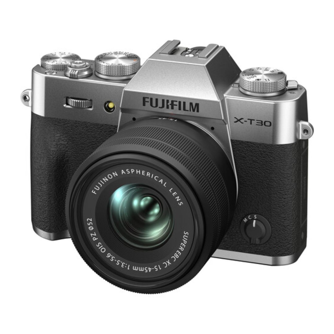FUJIFILM-X-T30-II-Mirrorless-Camera-with-XC-15-45mm-OIS-PZ-Lens-Silver-01 دوربین عکاسی فوجی فیلم FUJIFILM X-T30 II Mirrorless Camera with XC 15-45mm OIS PZ Lens (Silver) - تصویر 1