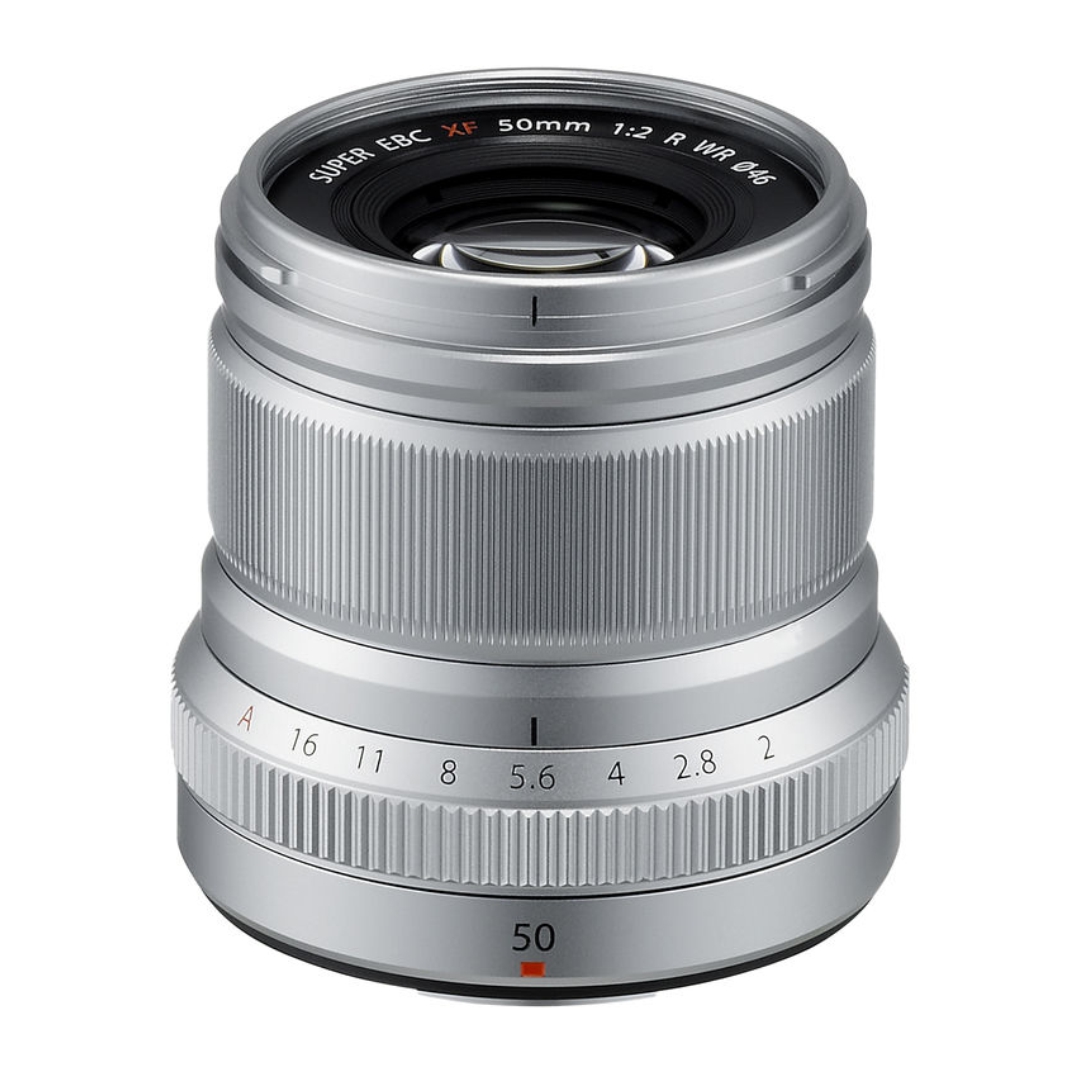 FUJIFILM-XF-50mm-f2-R-WR-Lens-Silver-01 لنز فوجی فیلم FUJIFILM XF 50mm f/2 R WR Lens (Silver) - تصویر 1
