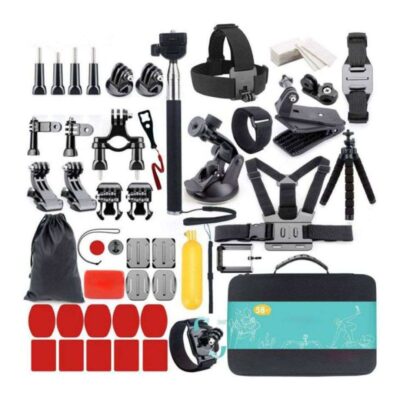 کیت دوربین اکشن گوپرو ۵۸ تیکه GoPro 58-piece action camera kit