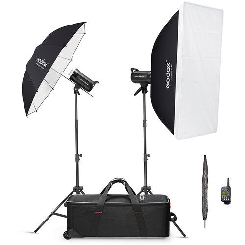 Godox-SK300II-V-Studio-Flash-Monolight-2-Light-Kit-01 کیت فلاش گودکس Godox SK300II-V Studio Flash Monolight (2-Light Kit) - تصویر 1