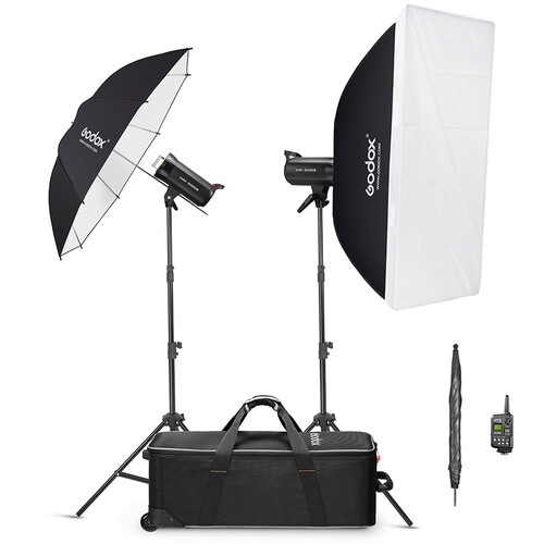 Godox-SK400II-V-Studio-Flash-Monolight-2-Light-Kit کیت فلاش گودکس Godox SK400II-V Studio Flash Monolight (2-Light Kit) - تصویر 1