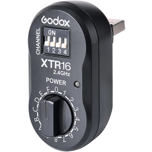 Godox-XTR16-Wireless-Power-Control-Flash-Trigger-Receiver-01 رادیو فلاش گودوکس مدل Godox XTR16 Wireless Power-Control Flash Trigger Receiver - تصویر 1