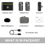 میکروفون بی‌سیم هالی لند Hollyland LARK C1 DUO 2-Person Wireless Microphone System with USB-C Connector for Mobile Devices (Black, 2.4 GHz) - تصویر 2