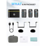 میکروفون بی‌سیم هالی لند Hollyland LARK M1 DUO 2-Person Wireless Microphone System (2.4 GHz, Black) - تصویر 2