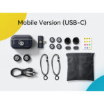 میکروفون بی‌سیم هالی لند Hollyland LARK M2 DUO 2-Person Wireless Microphone System with USB-C Connector (2.4 GHz, Shine Charcoal) - تصویر 2