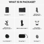 میکروفون بی‌سیم هالی لند Hollyland LARK MAX Solo Wireless Microphone System (2.4 GHz, Black) - تصویر 2